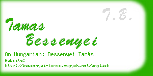 tamas bessenyei business card
